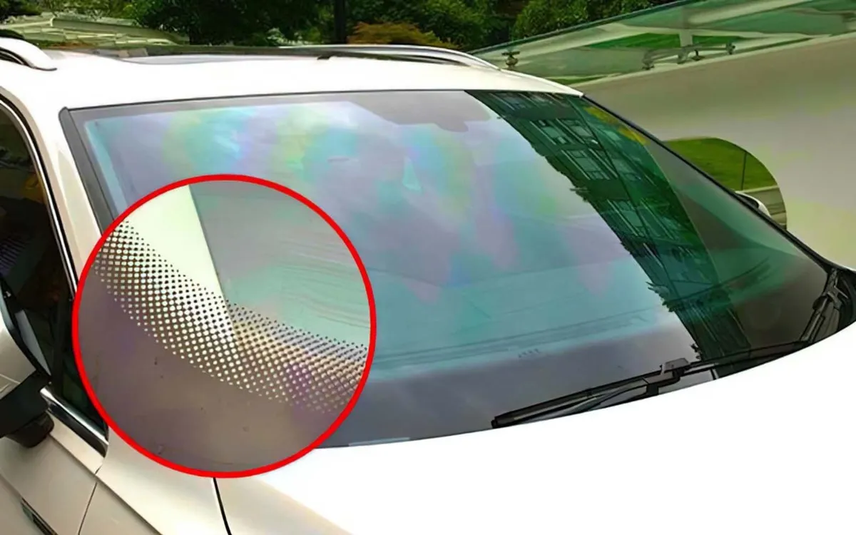 Warum die kleinen schwarzen Punkte auf der Windschutzscheibe mehr sind als Deko